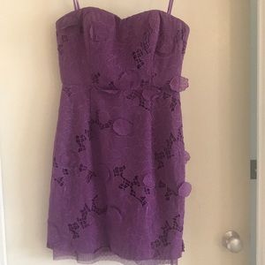 Strapless BCBG dress